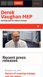 Mobile Screenshot of derekvaughanmep.org.uk